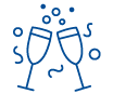 Wine glasses icon